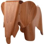 Fauteuils Vitra Eames marron en bois à motif éléphants enfant 