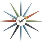 Vitra Sunburst Clock Nelson - Horloge murale multicolore Ø47cm