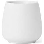 Tasses design blanches en porcelaine empilables en lot de 2 
