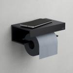 Portes papier toilette gris en aluminium 