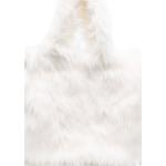 Vivetta sac porté épaule en fourrure artificielle - Blanc