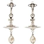 Boucles d'oreilles Vivienne Westwood Accessories grises en argent à perles en argent pour femme 