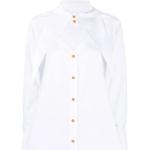 Blouses de créateur Vivienne Westwood blanches en coton à manches longues Taille XS look fashion pour femme 