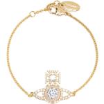 Bracelets en or de créateur Vivienne Westwood en cristal pour femme 