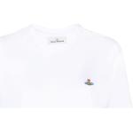 T-shirts de créateur Vivienne Westwood blancs en jersey à motif animaux à manches courtes pour femme 