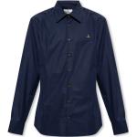 Chemises de créateur Vivienne Westwood bleu marine à manches longues à manches longues Taille XL look casual 