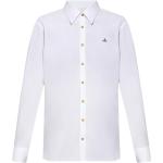 Chemises de créateur Vivienne Westwood blanches à manches longues bio éco-responsable à manches longues Taille XL look casual 
