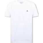 T-shirts col rond de créateur Vivienne Westwood blancs bio éco-responsable à manches courtes à col rond Taille XXL 