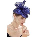 Chapeaux de mariage bleu marine Tailles uniques look fashion pour femme 