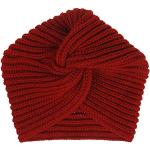Turbans d'automne rouge foncé Taille M look casual pour femme en promo 