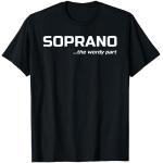 Vocal Part T-shirt soprano the wordy part pour chanteurs T-Shirt