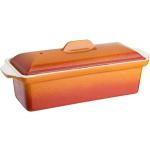 Terrines orange en fonte compatibles lave-vaisselle 