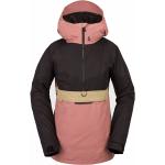 Vestes de ski Volcom roses imperméables respirantes avec jupe pare-neige Taille XS look fashion pour femme 