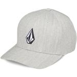 Volcom Men's Full Stone Gray Vintage Flexfit Hat LXL