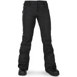 Pantalons de ski Volcom noirs en polyester stretch Taille L look fashion pour femme 