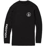 Volcom - T-Shirt Lido Solid Lycra Black Homme - Homme - Taille l - Noir