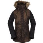 VOLCOM Veste de ski Fawn Ins Jacket W Black Combo Femme Marron/Noir "S" 2021