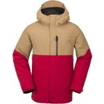 VOLCOM L Gore-tex Jacket - Homme - Marron / Rouge - taille S- modèle 2023