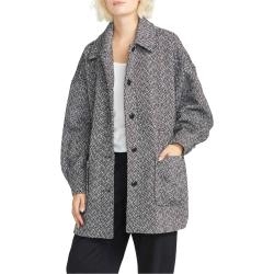 Volcom - Manteau chaud - Beegy Coat Heather Grey pour Femme en Laine - Taille M /L - Gris