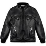 Blousons de moto noirs en cuir synthétique à clous look fashion pour garçon de la boutique en ligne Amazon.fr 