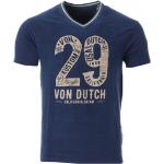 T-shirts Von Dutch bleus Taille XXL pour homme en promo 