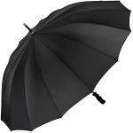 Parapluies automatiques Von Lilienfeld noirs en toile Taille XXL classiques pour femme 