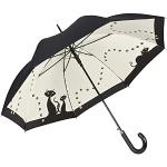 Parapluies automatiques Von Lilienfeld noirs en toile à motif chats look fashion 