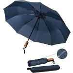 Parapluies tempête Von Lilienfeld bleues foncé look fashion 