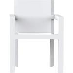 Vondom Chaise de jardin avec accoudoirs Frame blanc HxLxP 80x50x54cm