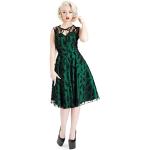 Robes en dentelle vintage Ro Rox vert émeraude en taffetas Taille XL look fashion pour femme 