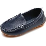 Chaussures casual bleus foncé anti glisse à élastiques Pointure 28 look casual pour enfant 