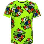 T-shirts VR46 jaunes all Over Valentino Rossi Taille XXL pour femme 