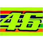 VR46 Racing Apparel Classic 46 Stripes, drapeau Jaune Néon Jaune Néon