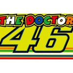 VR46 Racing Apparel Classic The Doctor, drapeau Jaune Jaune