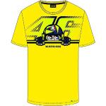 T-shirts jaunes Valentino Rossi Taille S look fashion pour homme 
