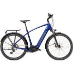 VTC Trek Bikes bleues azur en aluminium 625 Wh en promo 