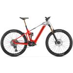 Vélos électriques Mondraker rouges en carbone en promo 