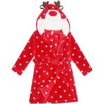 Robes de chambre capuche rouges en flanelle à motif animaux look fashion pour fille de la boutique en ligne Amazon.fr 
