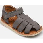 Sandales Pom d'Api grises en cuir Pointure 22 pour enfant en promo 