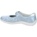 Waldläufer Chaussures pour femme - Ballerine - Mary Jane Henni, bleu clair, 36 EU Large