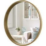 Miroirs muraux en bois avec cadre diamètre 70 cm modernes 