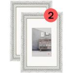 Walther Design Cadre photo blanc 13 x 18 cm double pack, baroque CR318WD