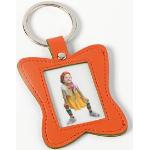 Porte-clés Walther orange à motif papillons look fashion 