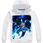 WANHONGYUE Blue Exorcist Anime Hoodie Sweat à Capuche Adulte Cosplay Pullover Sweatshirt Manteau Tops Blanc 16 XL