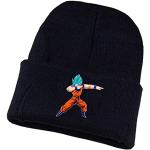 WANHONGYUE Dragon Ball Z Goku Anime Bonnet Chapeau Tricoté pour Homme Femme Unisexe Beanie Hat Chapeaux d'hiver Skullcap Noir/18