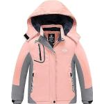 Blousons de ski rose bonbon coupe-vents à capuche look fashion pour fille en promo de la boutique en ligne Amazon.fr 
