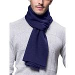 Écharpes en laine d'automne bleu marine look fashion pour homme 