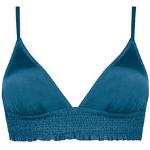 Hauts de bikini Watercult bleu canard smockés à motif canards Taille L pour femme en promo 