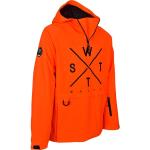 Vestes de ski Watts orange imperméables coupe-vents respirantes Taille XS look fashion pour homme en promo 