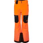 Pantalons de ski orange en lycra stretch Taille M pour homme 